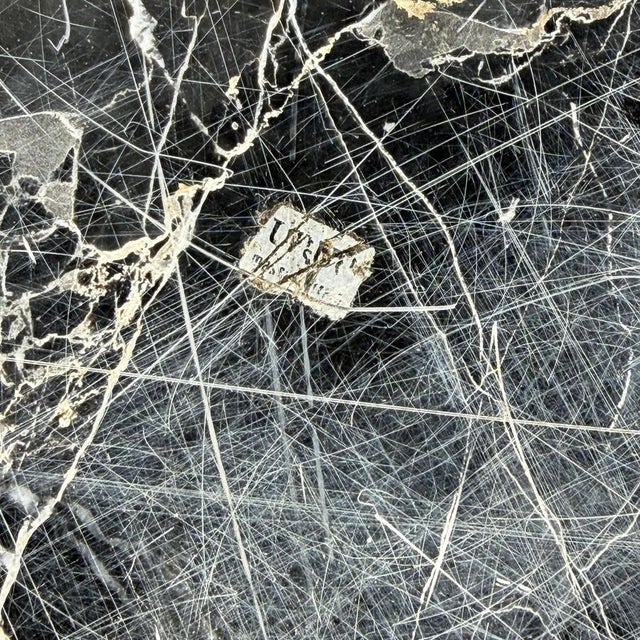 Large Black Marble Centerpiece by Angelo Mangiarotti for Up & Up, 1970s For Sale - Image 10 of 11