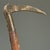 Rare Voltaic Burkina Faso Scepter With Snake Head Blade on Custom Stand For Sale - Image 4 of 12