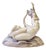 Large Ceramic Siren Sculpture from Mapelli, 1940s For Sale