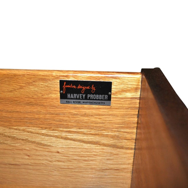 Mid-Century Modern Vintage Rosewood Mahogany Harvey Probber Credenza For Sale - Image 3 of 13