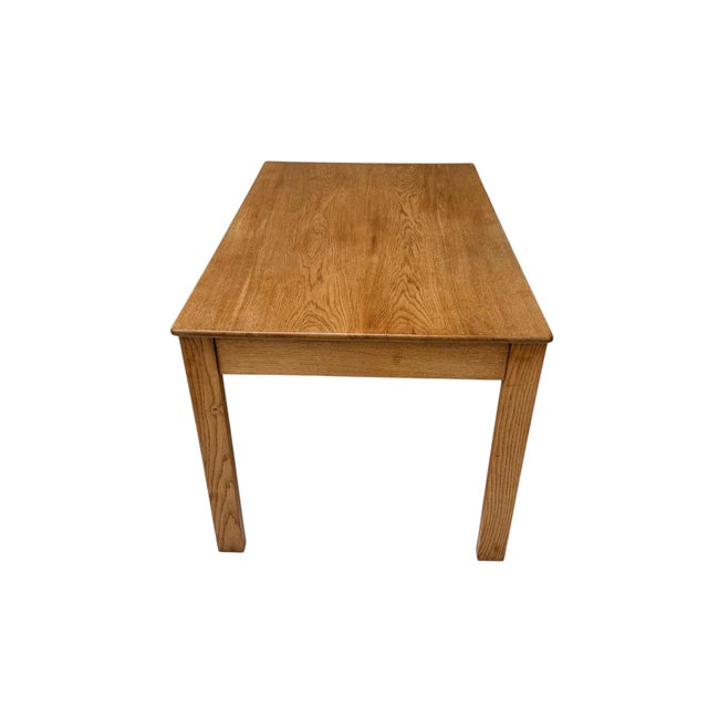 1920s Art Deco Dutch Oak Dining Table by J.A. Muntendam, 1920s For Sale - Image 5 of 12