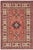 Cerise Bohemian Kazak Pink/Beige Wool Rug - 3'4''x4'10'' For Sale - Image 8 of 10