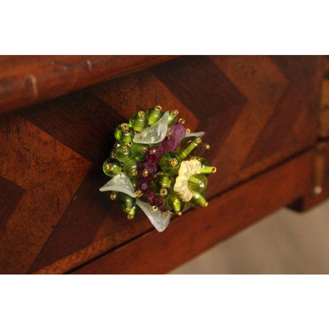 Drexel Heritage 'Celtic' Parquetry Top One Drawer Lamp Table For Sale - Image 9 of 12