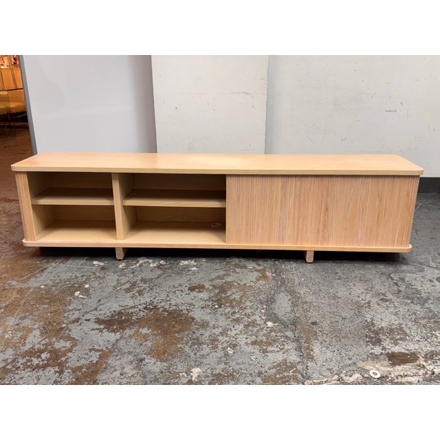 Eq3 Tambour Credenza For Sale - Image 4 of 12