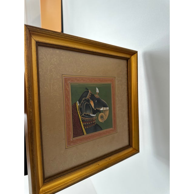 Late 20th Century Set of 5 Mogul Paintings For Sale - Image 10 of 14