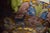 Vintage Portuguese Chandelier Fábrica Sant'Anna Ceramic Art 5 Light W/Chain For Sale - Image 13 of 15