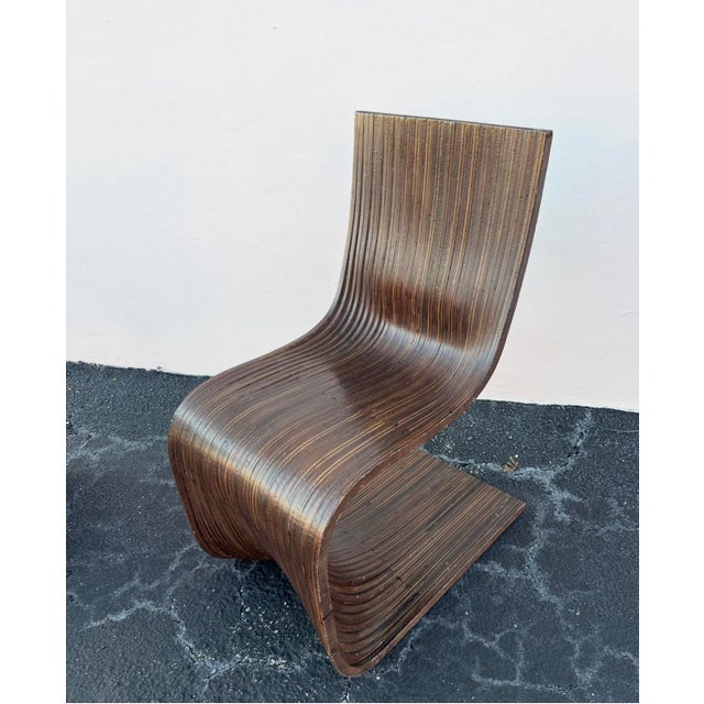 Late 20th Century Vintage “S” Chair by Alejandro Estrada For Sale - Image 9 of 9