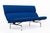1970s Mid Century Blue Sofa Compact by Eames for Herman Miller 1970s For Sale - Image 5 of 12