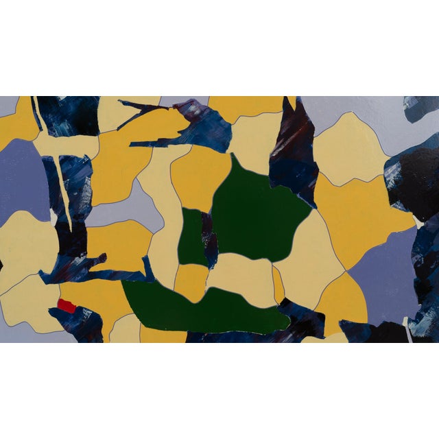 20th Century Belgian Artwork With Metal Frame By Rene Berdal For Sale - Image 16 of 18