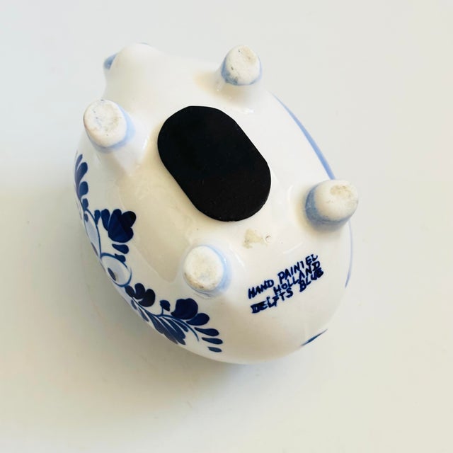 Delft Blue and White Piggy Bank For Sale - Image 10 of 12