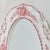 Hollywood Regency Vintage Italian Floral Ceramic Oval Wall Mirror by Bassano For Sale - Image 3 of 5