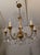1950s Genoese Chandelier in Gilded Wood and Crystals, 1950s For Sale - Image 5 of 9