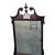 Wood Antique 1920s Chippendale Carved Mahogany Wall Mirror Pediment Crest Mirror For Sale - Image 7 of 16