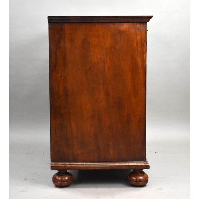 Wood George III Burr Walnut Chest of Drawers, 1790 For Sale - Image 7 of 11