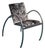 1980s Cowhide Armchair Attributed to Domingo & Scali for Nemo For Sale