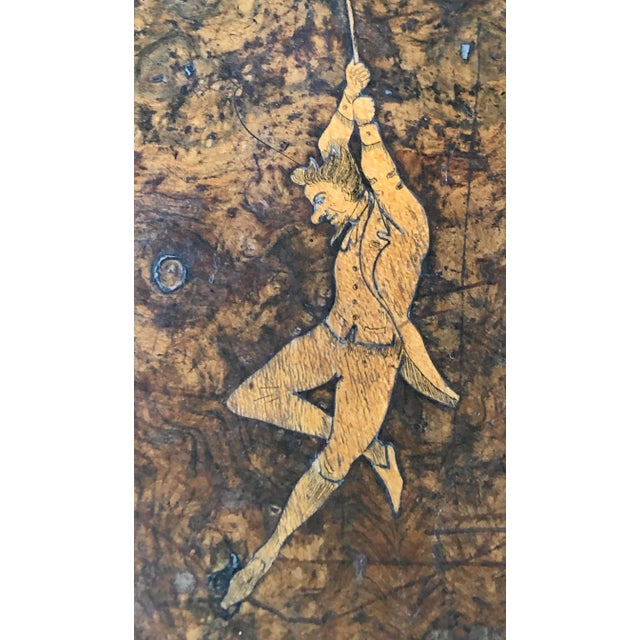 Coffee Continental Marquetry Side Table For Sale - Image 8 of 13