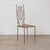 Mid 20th Century French Neoclassical Iron and Woven Accent Chair For Sale In Los Angeles - Image 6 of 11