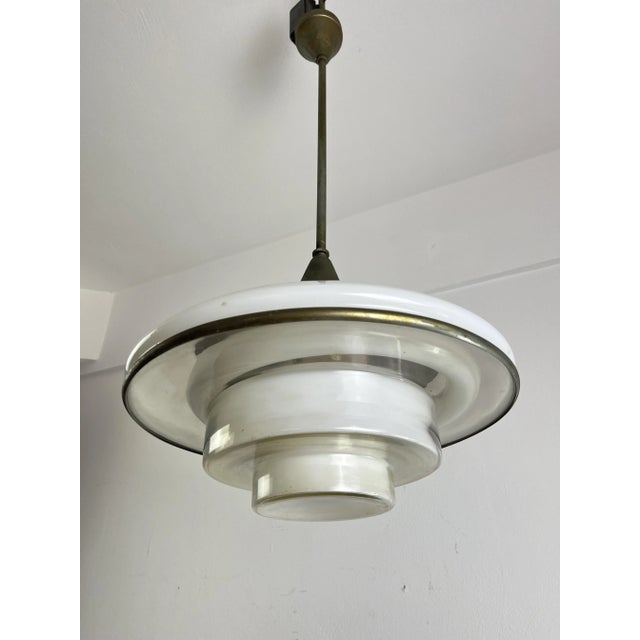 Mid-Century Modern Sistrah P4 Chandelier by Otto Müller, 1931 For Sale - Image 3 of 9