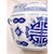 Chinese Mid-20th Century Chinese Blue & White Porcelain Kamcheng Jar With Foo Dog Lid For Sale - Image 3 of 5