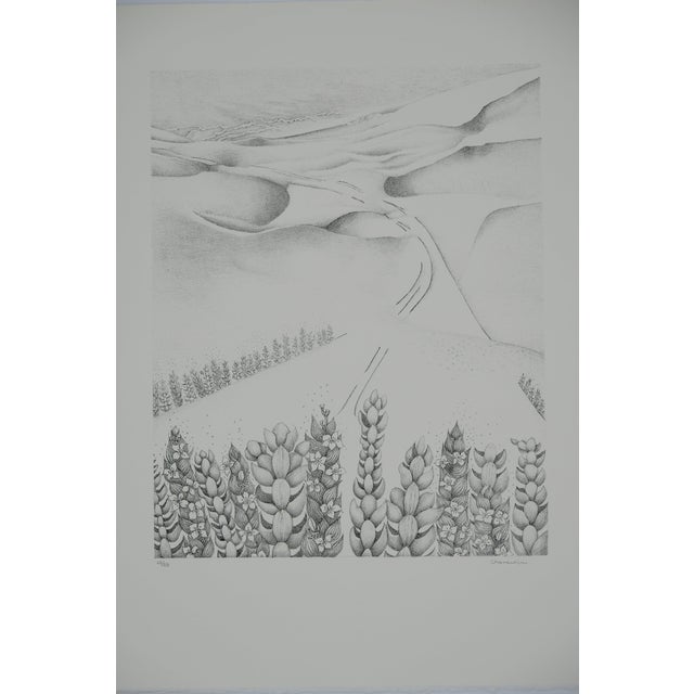 Gochka Charewicz, La vallée perdue, Lithograph For Sale