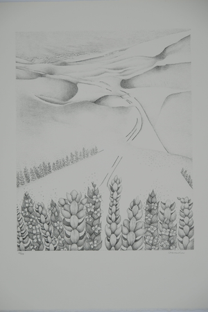 Gochka Charewicz, La vallée perdue, Lithograph
