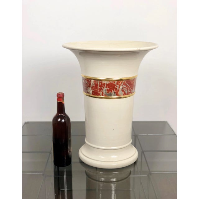 Ceramic Vase Umbrella Stand by Tommaso Barbi for B Ceramiche, Italy, 1970s For Sale - Image 6 of 14