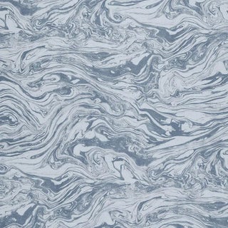 Sample- Schumacher Romeo Fabric in Lapis For Sale