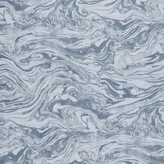 Sample- Schumacher Romeo Fabric in Lapis For Sale