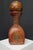 Italian 1970s Italian Leather Wrapped Decanter Brass Knight Crest, Bar Cart Dark Academic For Sale - Image 3 of 16