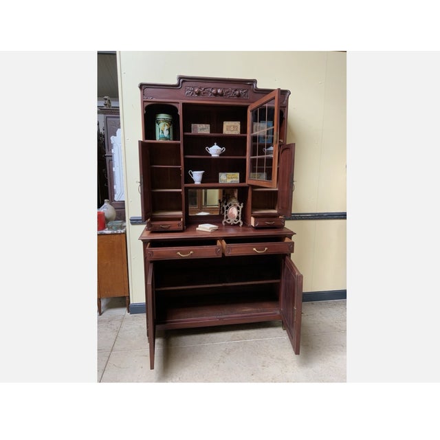 1910s Antique Art Nouveau Cabinet, 1910 For Sale - Image 5 of 10