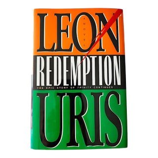 1995 Vintage 1st Edition Book, "Redemption", by Leon Uris For Sale