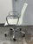Crate & Barrel Crate & Barrel Ripple Ivory Bicast Leather Office Chair For Sale - Image 4 of 12