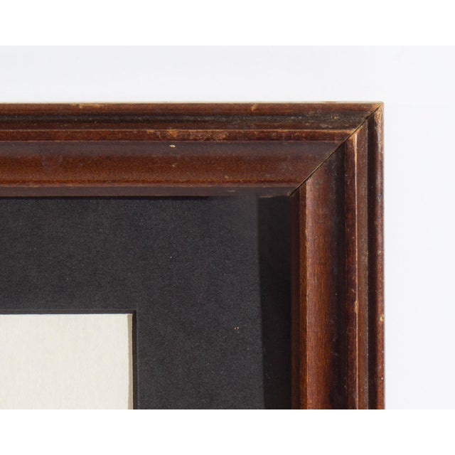 1962 Mixed Media Portrait Drawing by Walter Sorge For Sale - Image 4 of 6