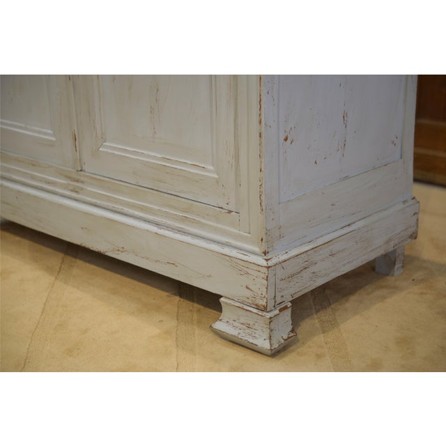 19th Century Two-Part Cherrywood Buffet For Sale - Image 10 of 13
