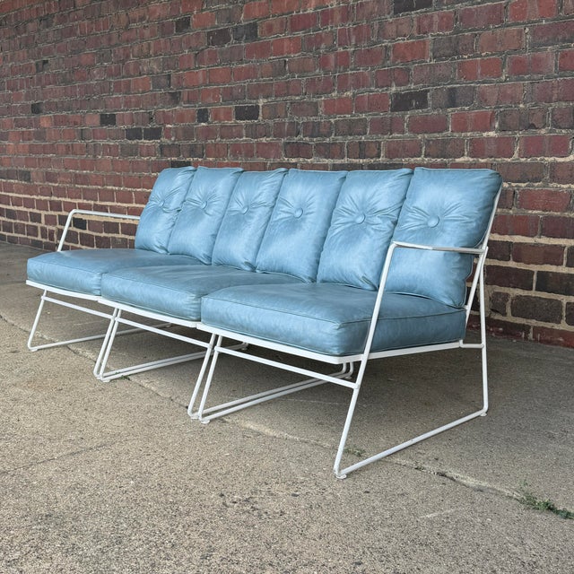 Mid-Century Modern Very Rare Sectional Salterini Outdoor Patio Sofa Maurizio Tempestini For Sale - Image 3 of 12