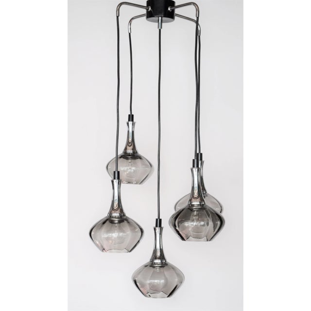 Glass Vintage Glass Lamp, 1970s For Sale - Image 7 of 7