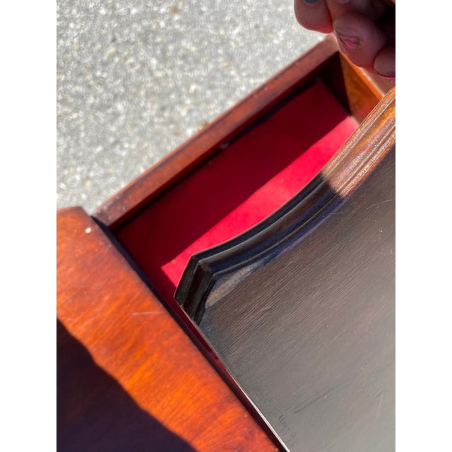 Wood Vintage French Style Lift-Top Vanity For Sale - Image 7 of 10