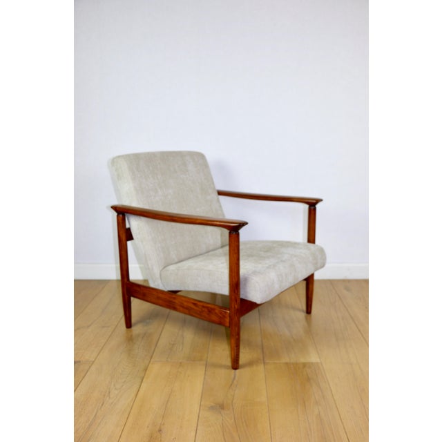 GFM-142 Beige Armchair from Edmund Homa, 1970s For Sale - Image 11 of 11