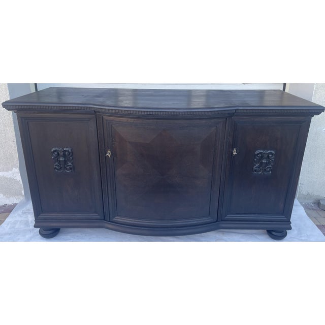 Neo-Renaissance European Buffet, 1900s, Set of 2 For Sale - Image 9 of 18