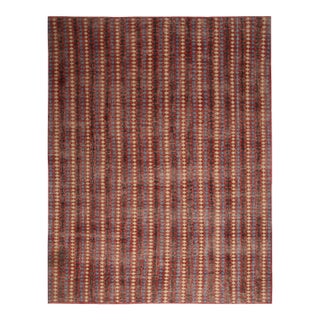 Vintage Zeki Muren Rug in Beige,Red,Blue,Green Geometric Pattern For Sale