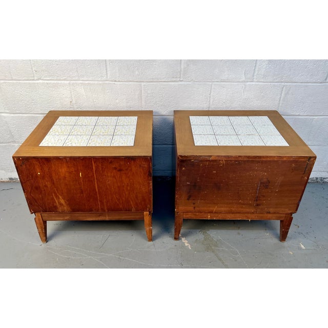 Wood Mid-Century Modern Maple and Mosaic Set by National of Mt. Airy For Sale - Image 7 of 14