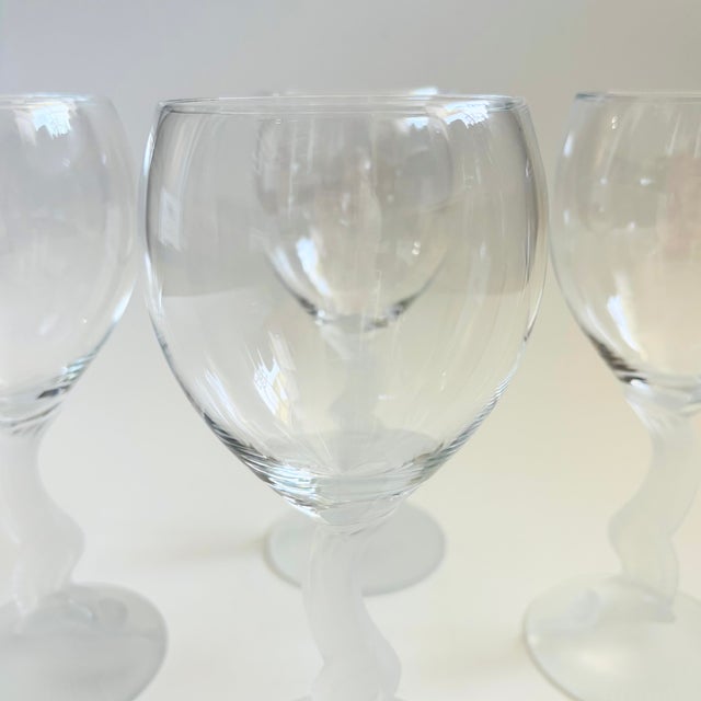 Lenox Swan Lake Wine Glasses - Set of 4 For Sale - Image 9 of 9
