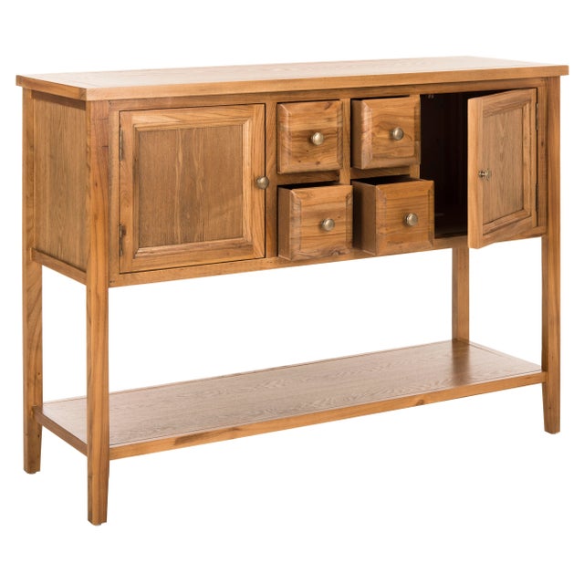 is a godsend for those in dire need of extra storage. The sideboard, with it's charrusticmedium honey oak finish and...