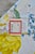 Rustic Brunschwig and Fis “Tulip” Hand Printed Cotton Fabric Sample For Sale - Image 3 of 11