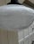 Vintage Large Schoolhouse Globe With Dark Brass Flushmount Ceiling Fixture For Sale - Image 4 of 6