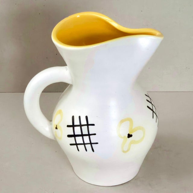 Vintage Ceramic Pitcher by André Baud for Vallauris, 1950s For Sale - Image 13 of 13