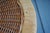 Mid Century Round Drum Bamboo Wicker Top Accent Table For Sale - Image 6 of 9