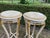 Elevate your interior with this elegant pair of French Louis XVI-style side tables, dating from the 1970s. Beautifully...