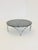 Mid-Century Modern Vintage Space Age Coffee Table in Smoked Glass and Chrome, 1970s For Sale - Image 3 of 10