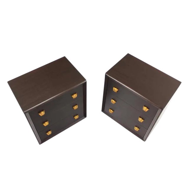 Pair of very nice mid-century modern bachelor chests. Both chests have 3 drawers.